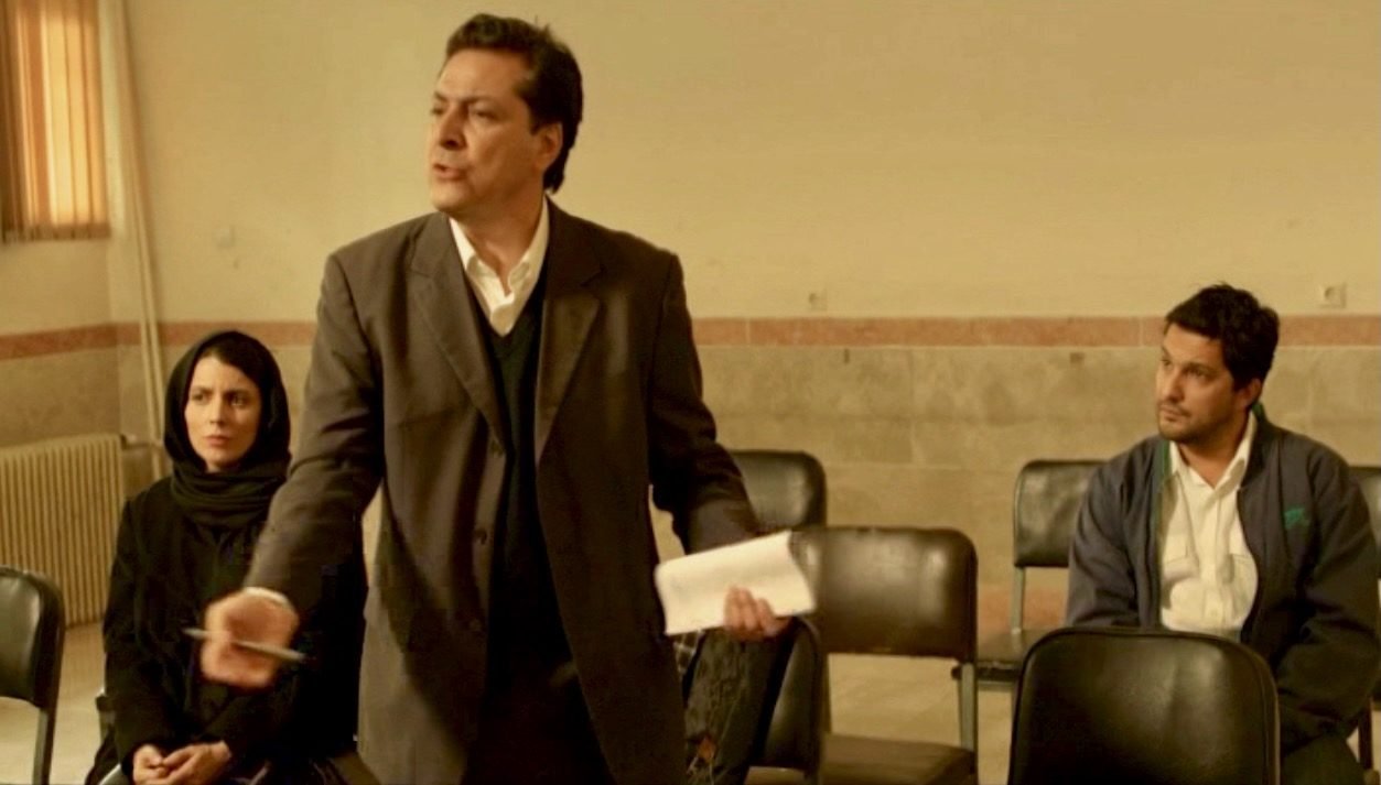 Kamshad Kooshan with Leila Hatami and Hamed Behdad in Narenji Poosh